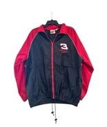 Winners Circle Dale Earnhardt 3 Black &amp; Red Windbreaker Jacket Size XL - £25.14 GBP
