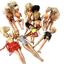 Lot of 11 Barbie Dolls Mattel Various Models Twist Jointed Nude Cut Hair Vintage - £17.14 GBP