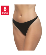 Felina Ladies&#39; Thong, 8-pack Super Soft Smooth and Comfortable Fit - $24.99