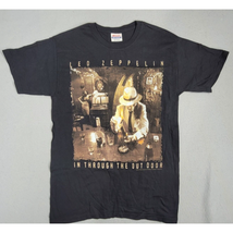 Led Zepplin T-Shirt Men&#39;s SmalI Black Graphic In Through Out Door 2006 VTG - £17.76 GBP