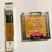 Wet n Wild Megaglo Highlighting Powder, 336A + Photofocus Concealer 845B... - $13.29