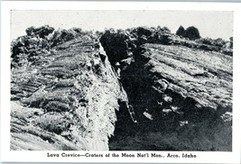 Lava Crevice Craters of the Moon National Monument Idaho Postcard - £4.12 GBP