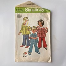 Simplicity 5219 Sewing Pattern 1972 Size 3 Bust 22 Vintage Girls Top Pants - $9.87