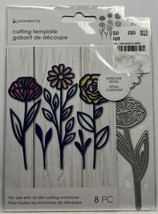 Momenta Flower Metal Die Set 8 PC Intricate Floral Decorative New - £5.30 GBP