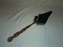 Antique Fish Sea Serpent Wood Handle Umbrella Parasol - $25.00