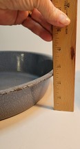 Graniteware Gray Swirl Pan/Bowl 11" Vintage image 3