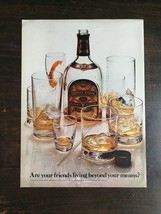 Vintage 1971 Chivas Regal Blended Scotch Whisky Full Page Original Color Ad 823 - £5.51 GBP