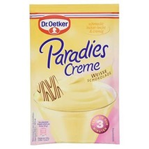 Dr.Oetker Paradise Cream: WHITE CHOCOLATE  -PACK OF 2- FREE SHIPPING - £7.75 GBP