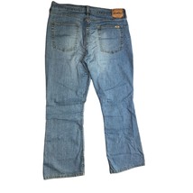 Levi Strauss Jeans Bootcut Spandex Stretch Light Blue Denim Womens 16 Short - £31.38 GBP