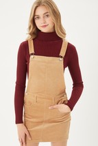 Camel Classic Denim Adjustable Strap Overall Dress Suspender Skirt_ - £14.94 GBP