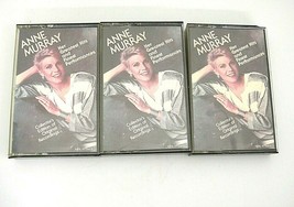 Anne Murray Greatest Hits and Finest Performances Set of 3 Cassette Tapes 1990 - £4.24 GBP