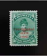 1893 1c Hawaii Provisional Government, Overprint in Red Scott 55 Mint Hi... - $36.50 MXN