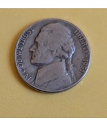 1951 Jefferson Nickel No Mint Mark &amp; Rim Errors Coin - €213,59 EUR