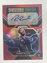 2023 Panini Prizm WWE Sensational Signatures Auto #SN-RRD Robert Roode Red /99 - £11.16 GBP