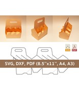 6 pack carrier template, six pack carrier, beer carrier bag, beer bottle... - $1.49