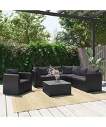  Garden Sofa Black - $17,505.88 MXN
