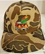 Vintage Quaker State Oil 4 X 4 Camo Snapback Mesh Hat/Cap Embroidered  - $12.61