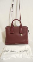 Michael Kors Rollins Large Pebbled Leather Satchel RP121 $368 - $173.75