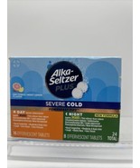 Alka-seltzer Plus PowerFast Fizz Severe Cold Day Night Lemon 24 Efferves... - $8.99