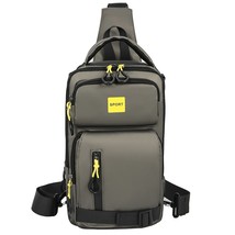 Sling Bag For Men Multi-function Crossbody Bags For Men Waterproof Bag Male USB  - £30.17 GBP