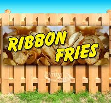 RIBBON FRIES Advertising Vinyl Banner Flag Sign Many Sizes CARNIVAL FOOD... - $21.80+