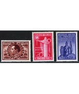 BELGIUM 1946 Very Fine MNH Semi-Postal Stamps Set Scott # B420-B422 - £3.64 GBP