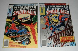 Spectacular Spider-Man # 6 + 8... VF or better grade--B...1977 comics--Morbius - £19.61 GBP