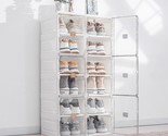 Damahome Shoe Storage Cabinet Organizer – Foldable Shoe Rack For, White). - $81.95