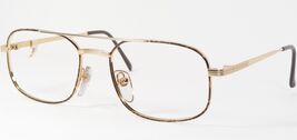 NiGuRa N 0458 B Oro /Marrón Demi Gafas De Marco Únicas Raras 55-19-140 (Notas) - $46.41