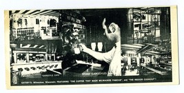 Gatsby&#39;s Menu Milwaukee Wisconsin The Indoor Cookout 1960&#39;s Gargoyles - $21.78