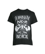 Johnny Cash Men&#39;s Man in Black Graphic Tee with Short Sleeves, Size 2XL ... - $16.82