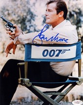 ROGER MOORE SIGNED PHOTO 8X10 RP AUTOGRAPHED JAMES BOND 007 - £15.62 GBP