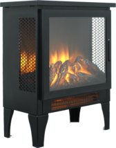 17&quot; Freestanding Electric Fireplace Stove Heater with 3D Flame - $1,506.41 MXN