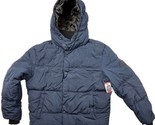 Lucky Brand Mens Hooded Heavy Puffer Coat Jacket Navy Blue Size XL - £27.19 GBP