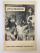 1969 Great Neck Community Theatre Inc. Program Lisa Alonge in Little Mur... - £11.33 GBP