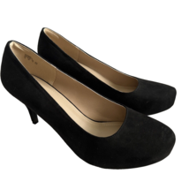 Dream Pairs Women Size 12 Black 3&quot; Heels Pumps Suede Closed Toe Shoes - £20.50 GBP