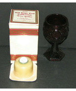 Vintage Avon 1876 Cape Cod Collection WINE GOBLET Fragrance Candlette Ho... - £15.55 GBP