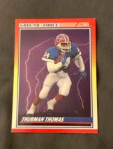 Thurman Thomas #34 Buffalo Bills Score &quot;Ground Force&quot; Football Card - $4.16 CAD