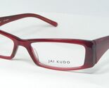JAI KUDO 1750 1043 P09 Cherry Red EYEGLASSES GLASSES PLASTIC FRAME 52-16... - $74.97