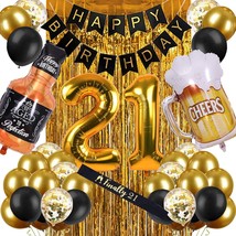 21St Birthday Decorations For Women Men, Happy Birthday Decorations For Boys Gir - £24.20 GBP