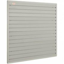 Slatwall Panels, 4 ft x 1 ft Gray Garage Wall Panels 12&quot;H x 48&quot;L (Set of... - £90.50 GBP