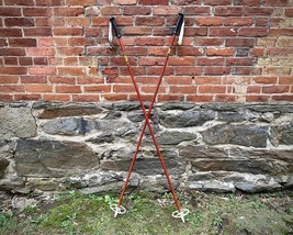 Vintage Liljedahl, Bamboo Ski Poles, Made In Norway Antique Wooden - £77.68 GBP