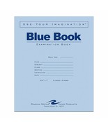 Lot of 3 Roaring Spring Exam Blue Book 8 leaves 16 pages  Stapled 8 1/2&quot;... - £3.12 GBP