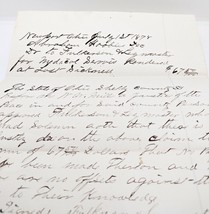 Newport, Ohio Shelby County July 1st 1878 Court Document - $186.59 MXN