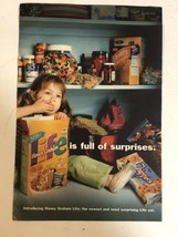 2004 Life Honey Grahams Cereal Vintage Print Ad Advertisement Quaker Oat... - $5.93