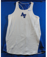NIKE DRI-FIT USAF AIR FORCE WHITE BLUE ATHLETIC GYM SPORTS TANK TOP SHIR... - $23.75