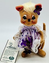 Annalee Mobilitee Doll Violet Mouse Spring Doll 7 inch 1999 Open Eyes Ma... - £13.21 GBP