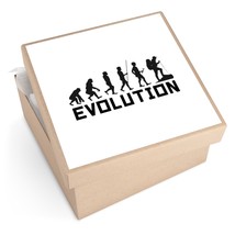 Evolution Silhouette Vinyl Stickers - Premium Indoor/Outdoor Decal - Cho... - $10.30+