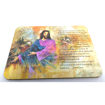 Christianity Jesus Christ Table Hot Pad/ Plaque Cork Back HP0030 Vintage... - €7,51 EUR