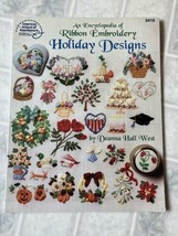 American School of Needlework Encyclopedia of Ribbon Embroidery Holiday Designs - £12.54 GBP